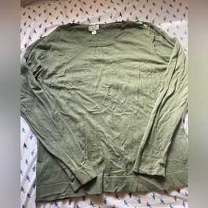 J. Crew Olive Green Teddie Sweater size L